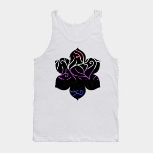 Black Velvet, Genderfluid Flag Vines Tank Top